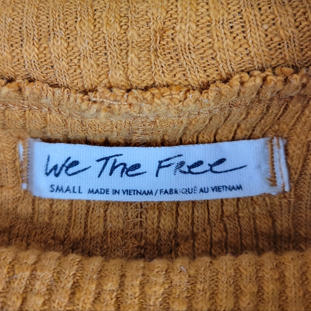 Free People Sunbaby Moon Daisy Turtleneck Rib Top - Picture 7 of 10